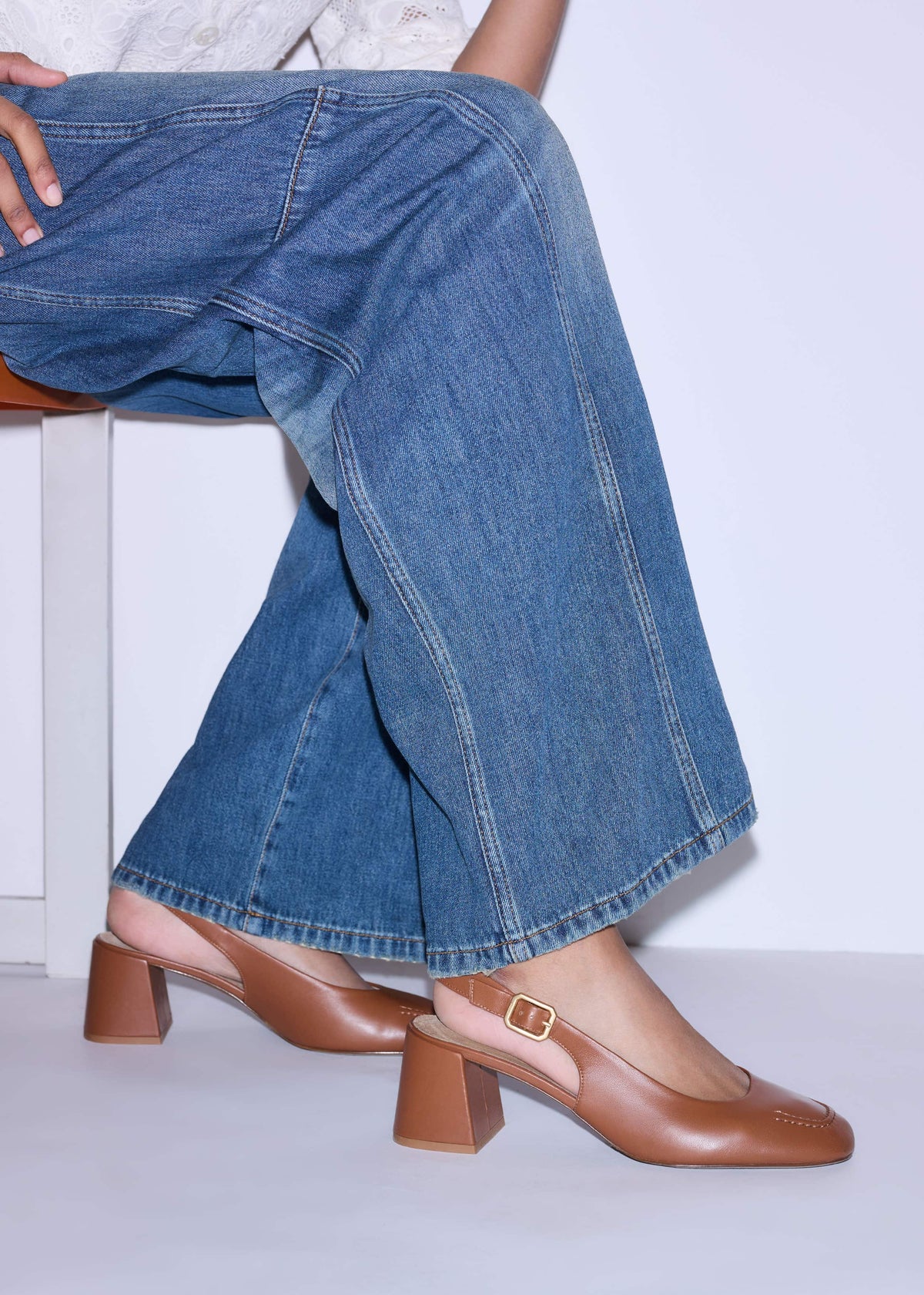 Brown Occasion Slingback | ME+EM