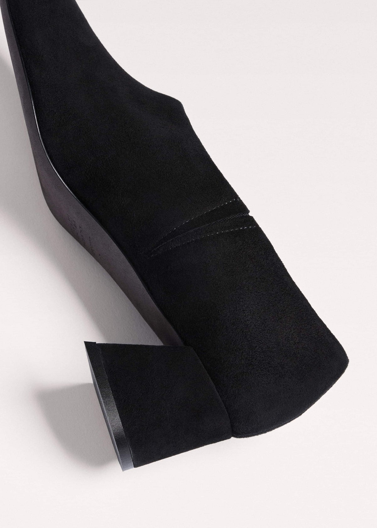 Black High Front Block Heel | ME+EM