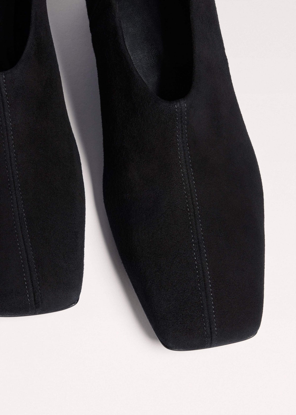 Black High Front Block Heel | ME+EM