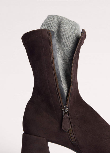 Brown Ankle Stretch Boot | ME+EM