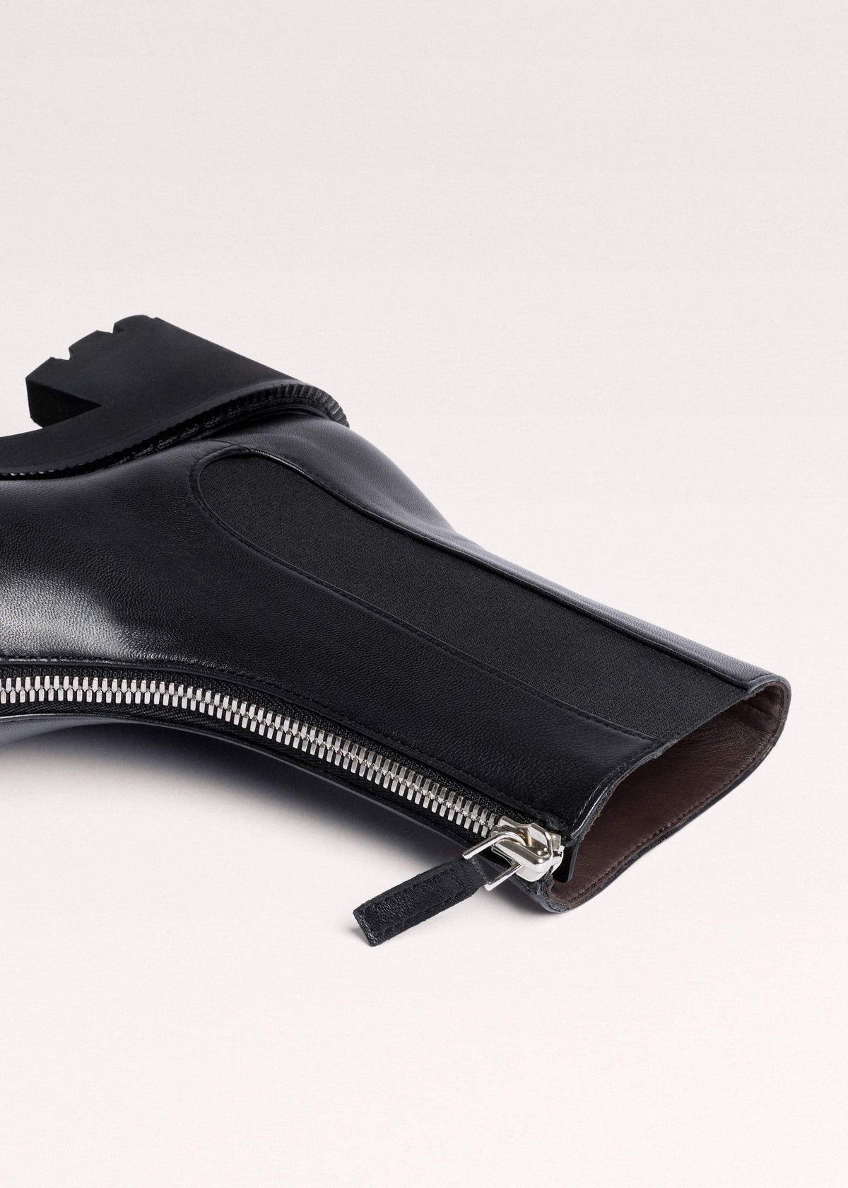 Black Zip Front Boot | ME+EM