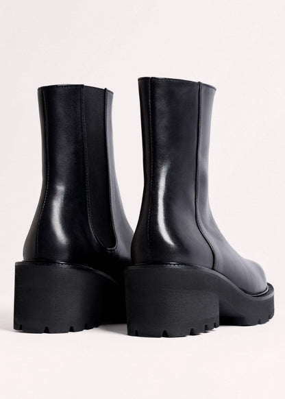 Black Zip Front Boot | ME+EM