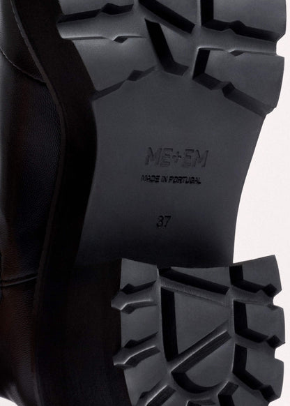Black Zip Front Boot | ME+EM