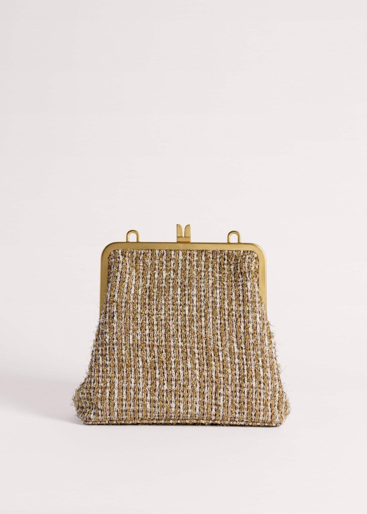 Gold Tweed AM-PM Crossbody Bag | ME+EM
