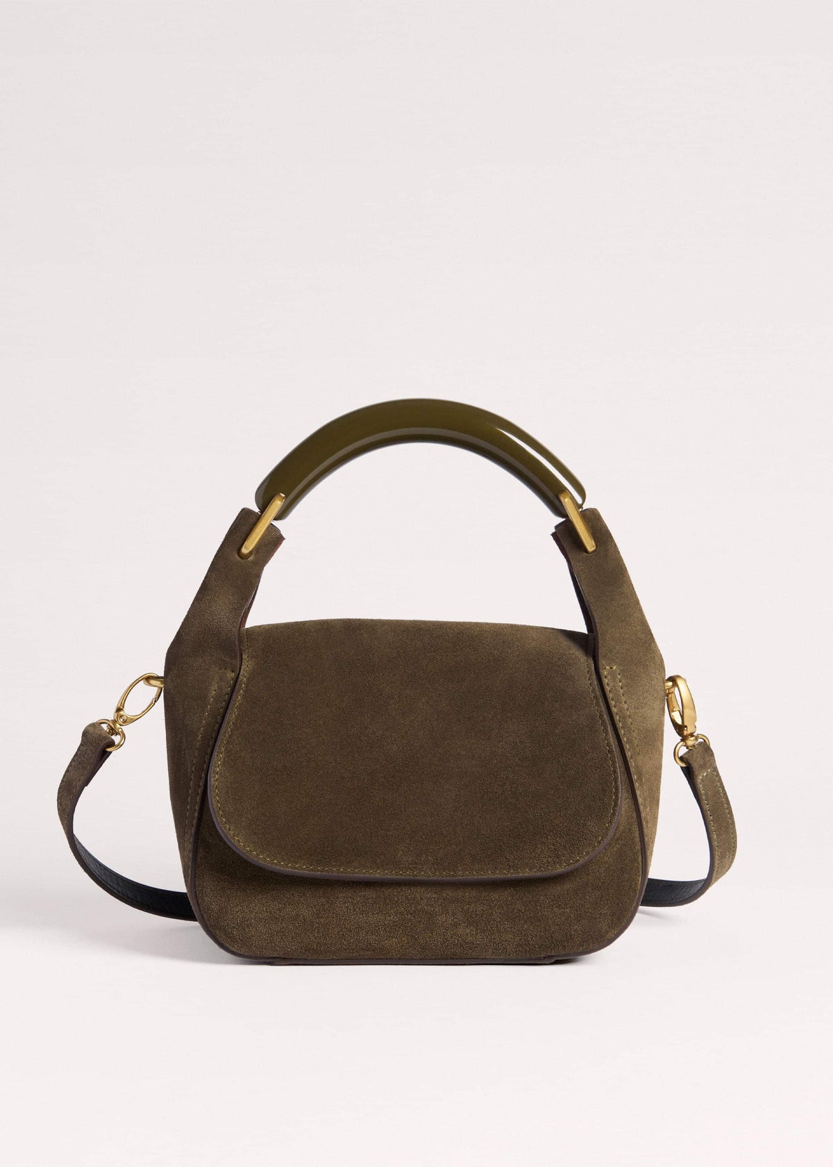 Green Mini Resin Handle Bag | ME+EM