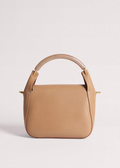 Light Brown Resin Handle Crossbody Bag | ME+EM