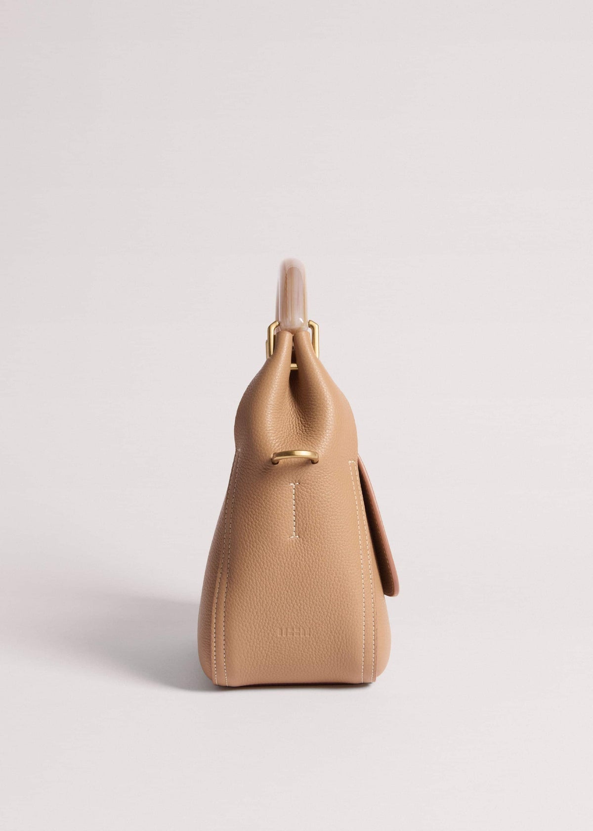 Light Brown Resin Handle Crossbody Bag | ME+EM