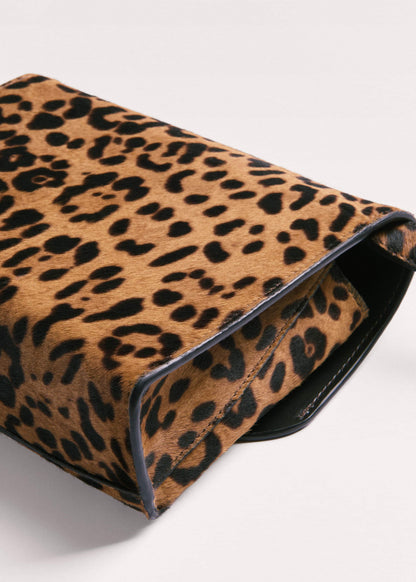 Brown 2-Way Leopard Print Crossbody Bag | ME+EM