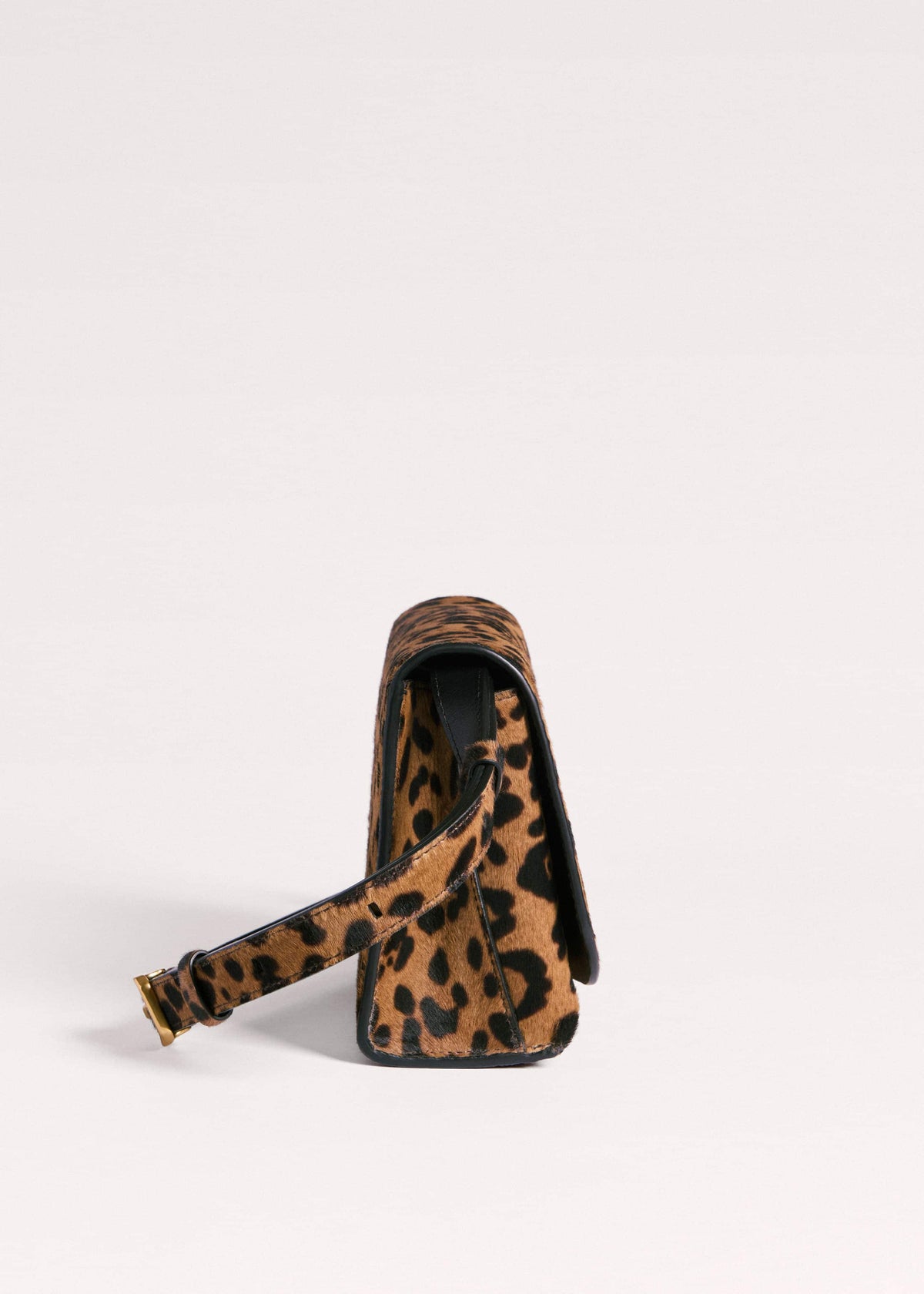 Brown 2-Way Leopard Print Crossbody Bag | ME+EM