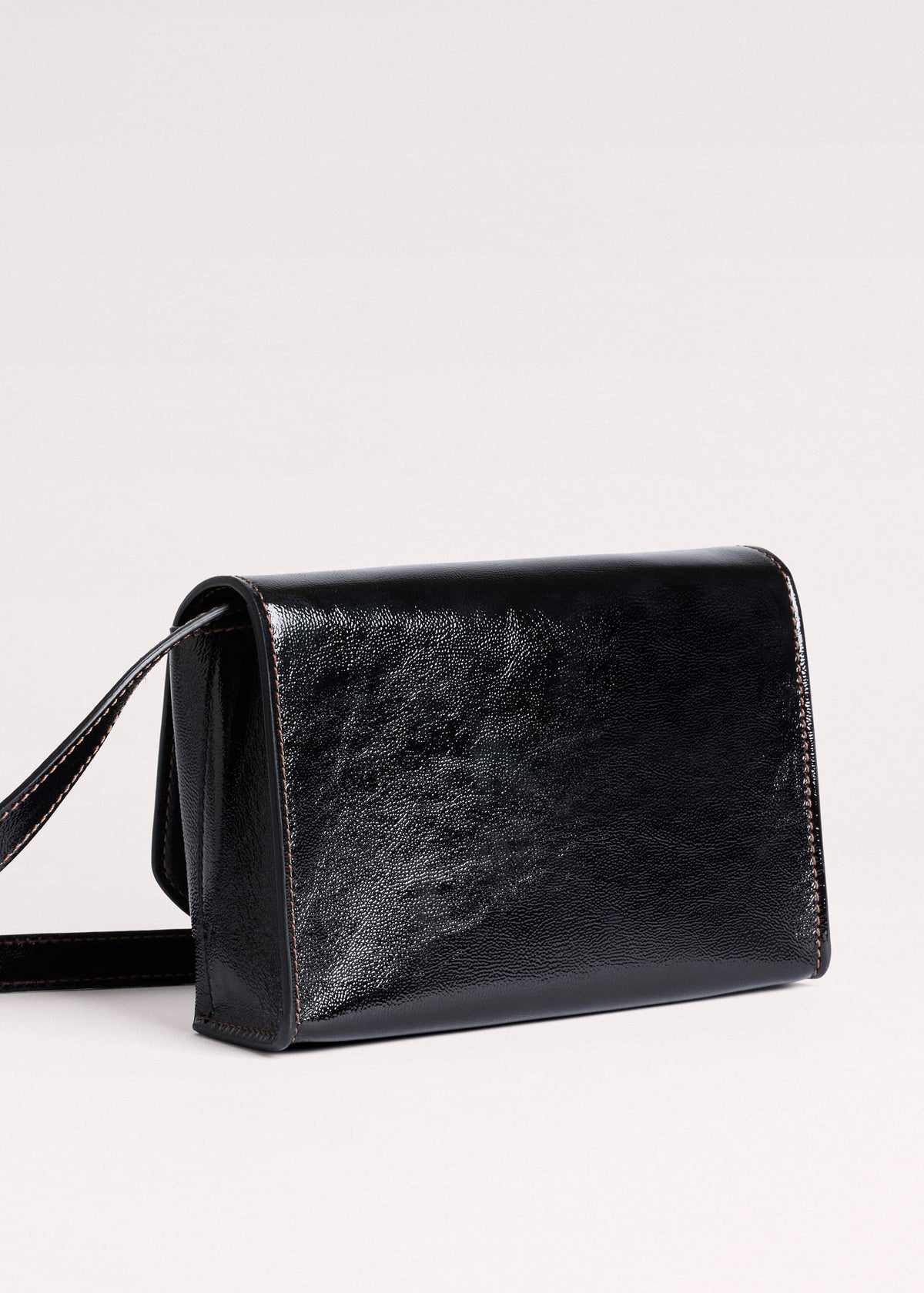 Black Leather Clutch + Crossbody Bag | ME+EM