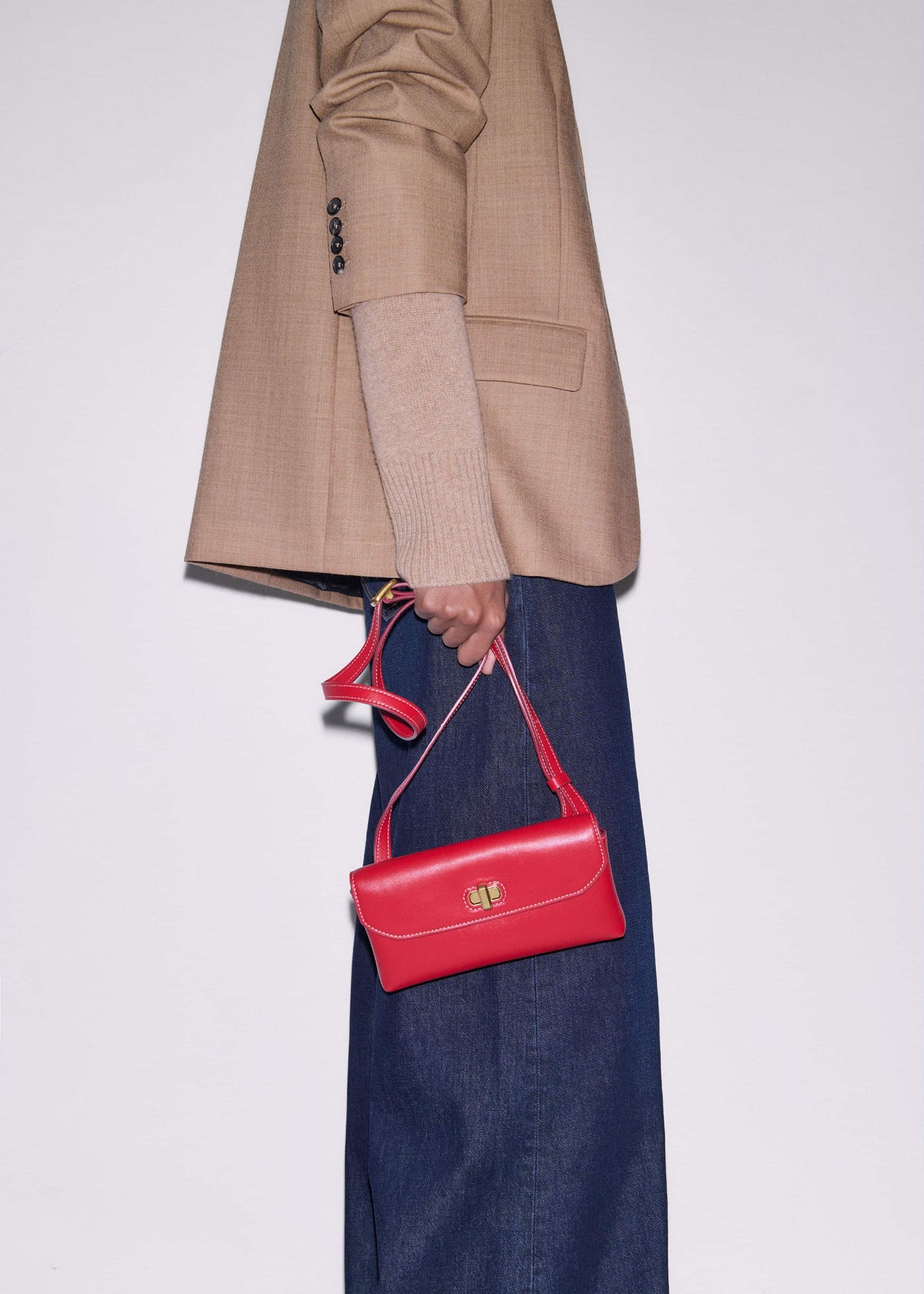 Red Leather Small Pouch | ME+EM