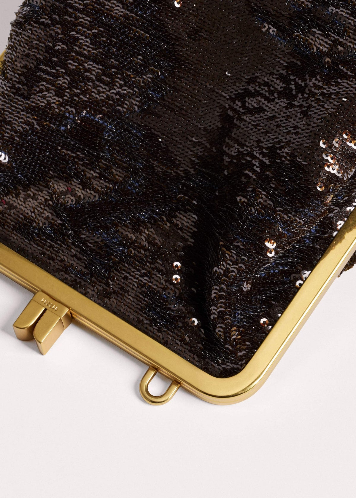 Brown Sequin Evening Bag | ME+EM