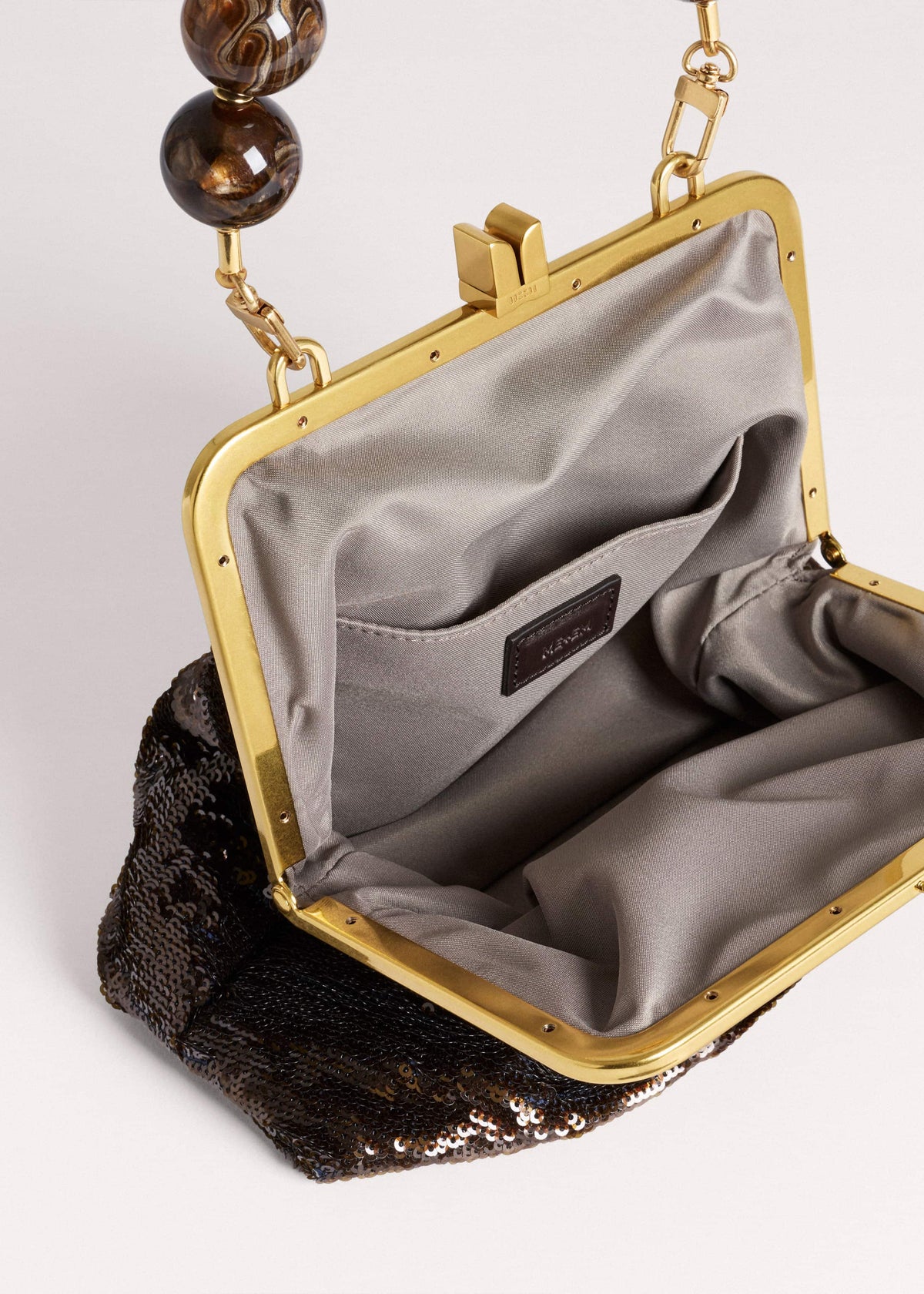 Brown Sequin Evening Bag | ME+EM