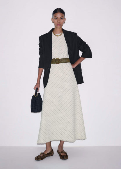 Olive Green Raffia Wide Summer Belt | ME+EM