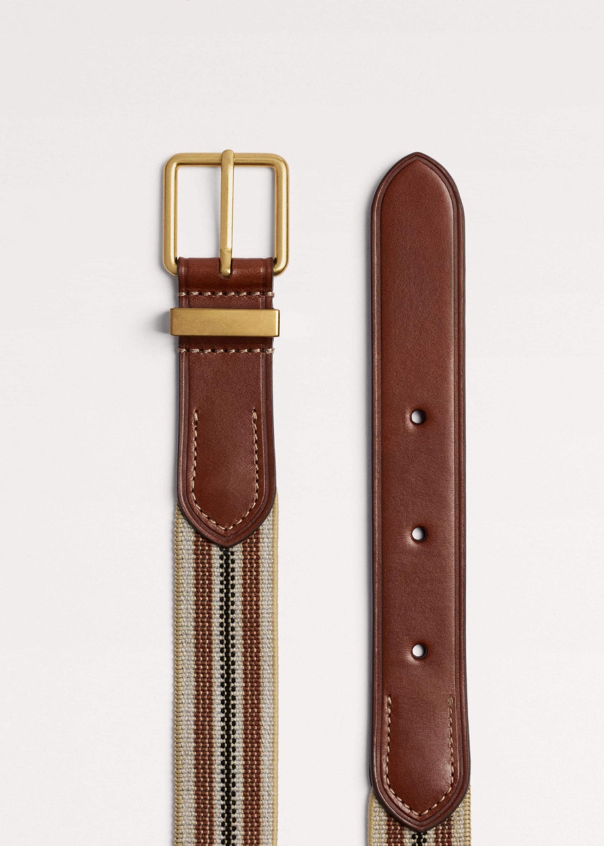 Brown Elastic Stretch Belt | ME+EM