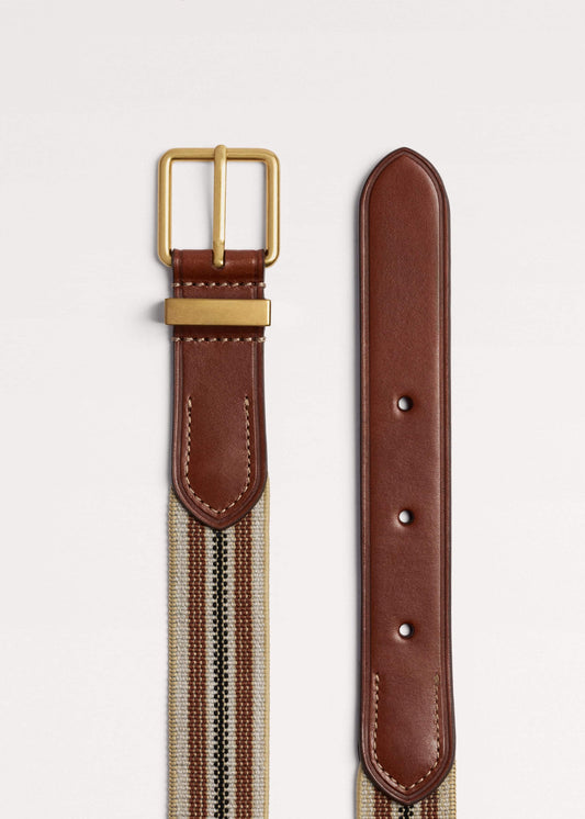 Brown Elastic Stretch Belt | ME+EM