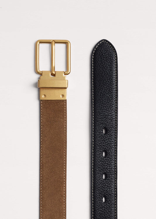 Black + Tan Reversible Belt | ME+EM