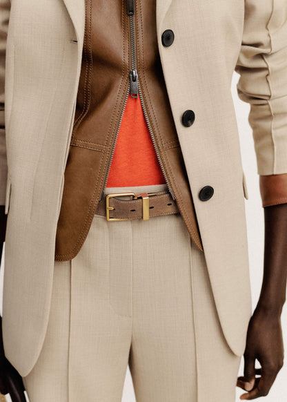 Black + Tan Reversible Belt | ME+EM