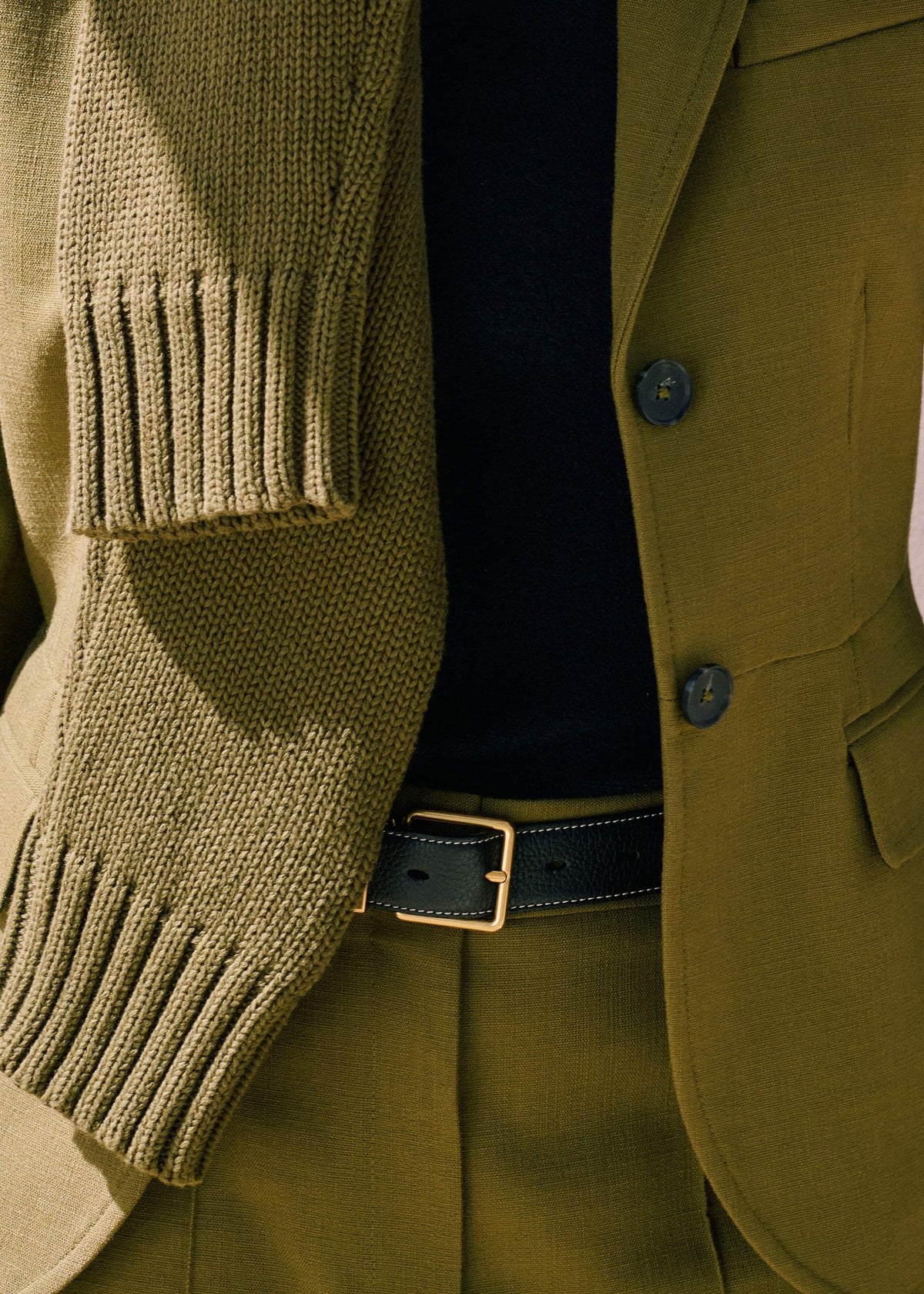 Black + Tan Reversible Belt | ME+EM