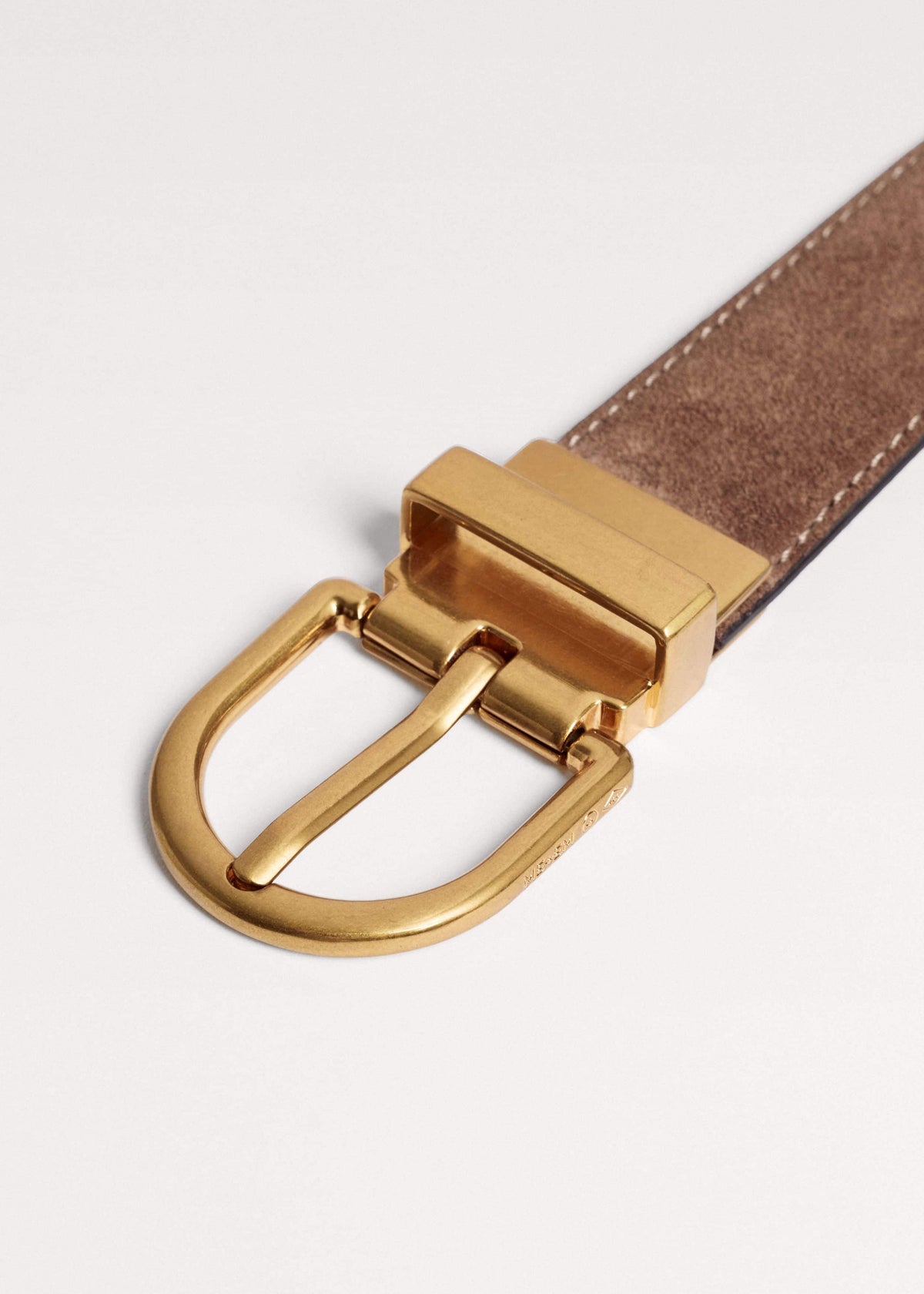 Brown Classic Round Reversible Belt | ME+EM