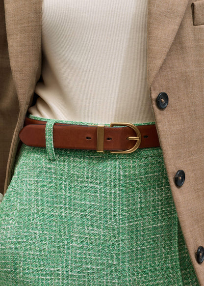 Chocolate + Tan Reversible Belt | ME+EM