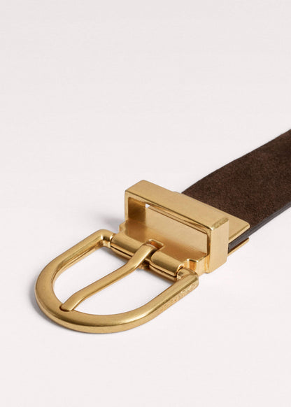 Chocolate + Tan Reversible Belt | ME+EM