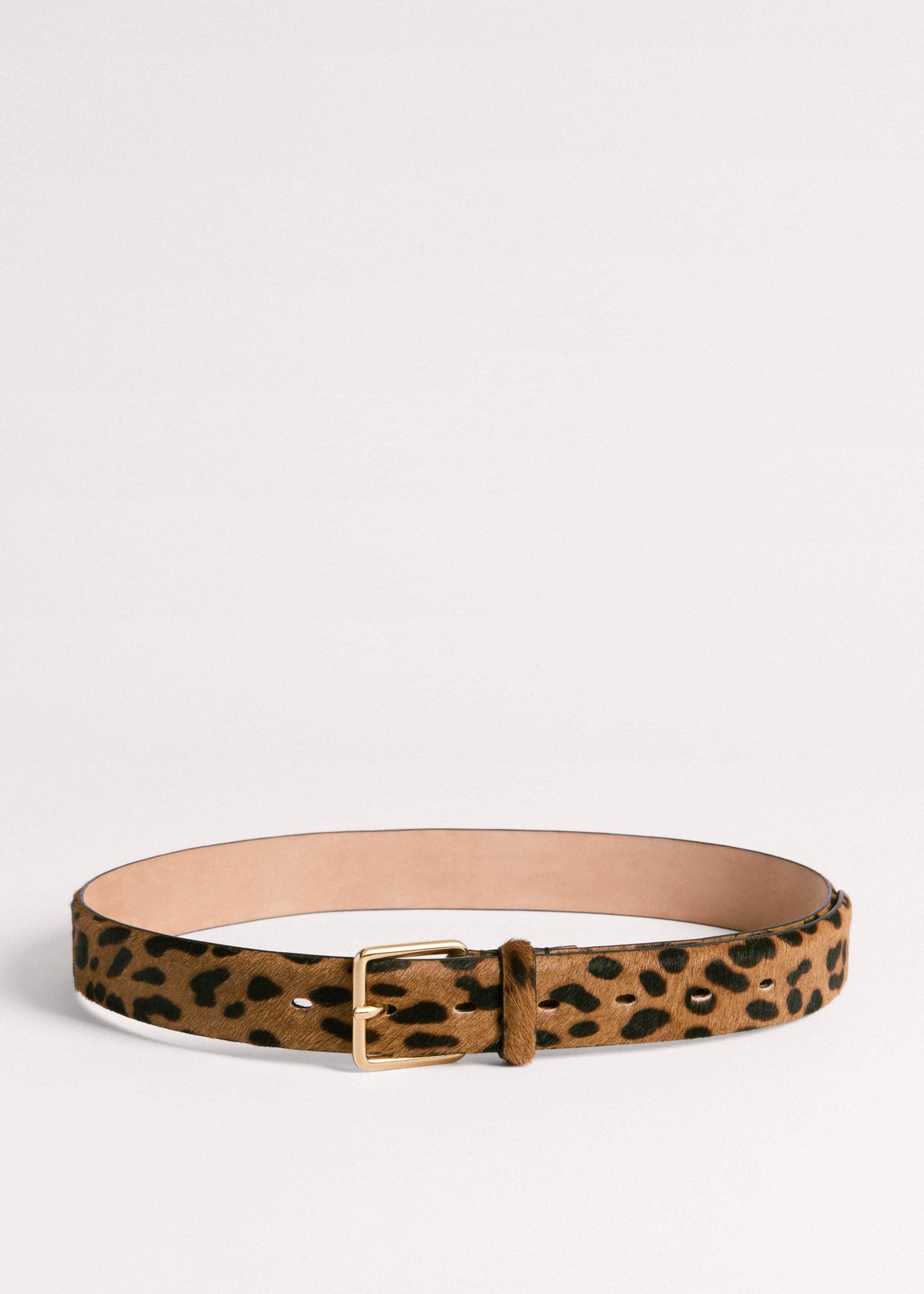 Brown Leopard Print Classic Belt | ME+EM