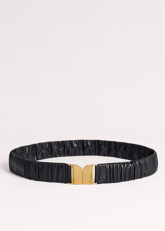 Black Elasticated Belt | ME+EM