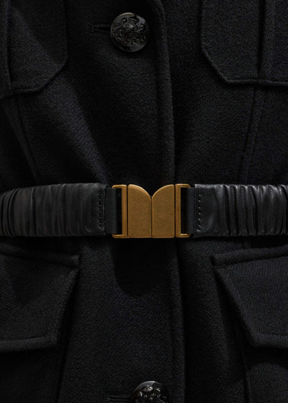 Black Elasticated Belt | ME+EM