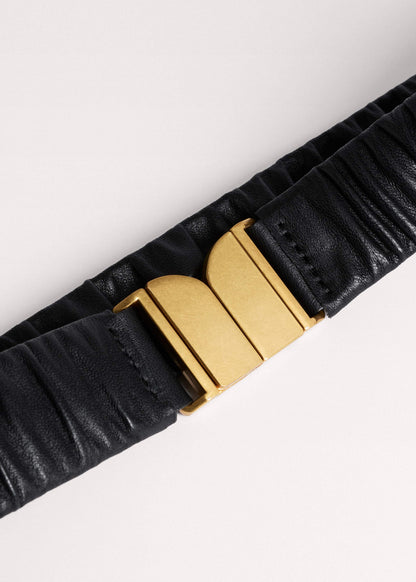 Black Elasticated Belt | ME+EM