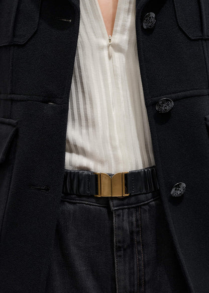 Black Elasticated Belt | ME+EM