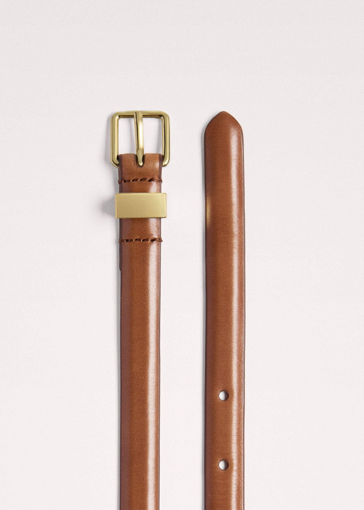 Brown Skinny Belt | ME+EM