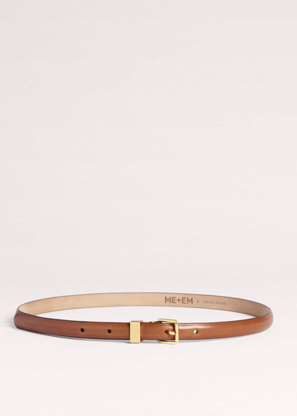Brown Skinny Belt | ME+EM