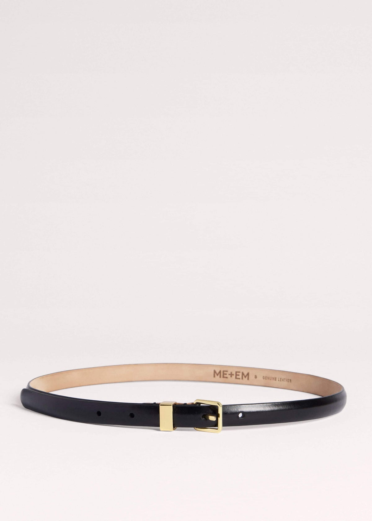 Black Skinny Belt | ME+EM
