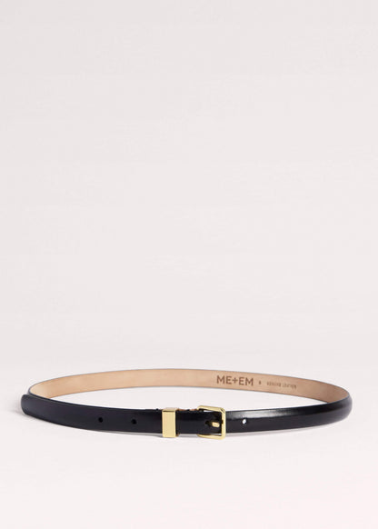 Black Skinny Belt | ME+EM