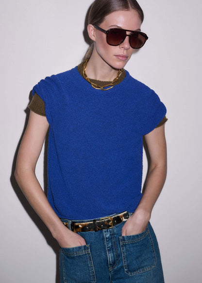 Dark Brown Leather Cow Print Classic Belt | ME+EM