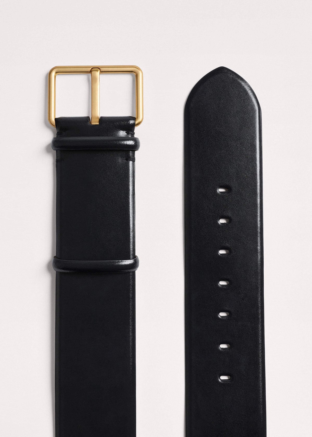 Black Extra Wide Waisted Belt | ME+EM