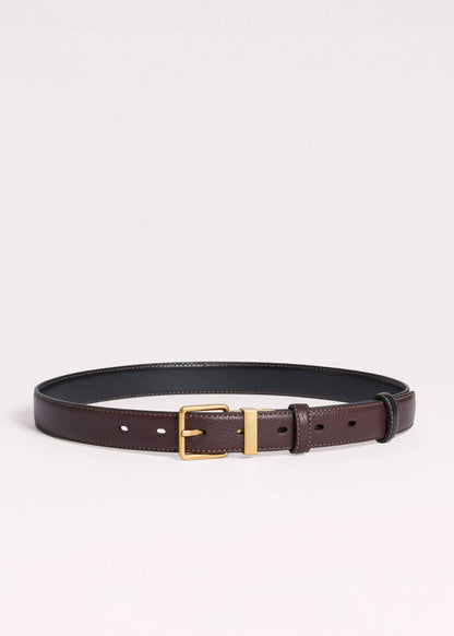 Red Leather Reversible Belt | ME+EM