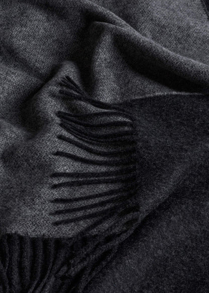 Gray Cashmere Blend Travel Scarf | ME+EM