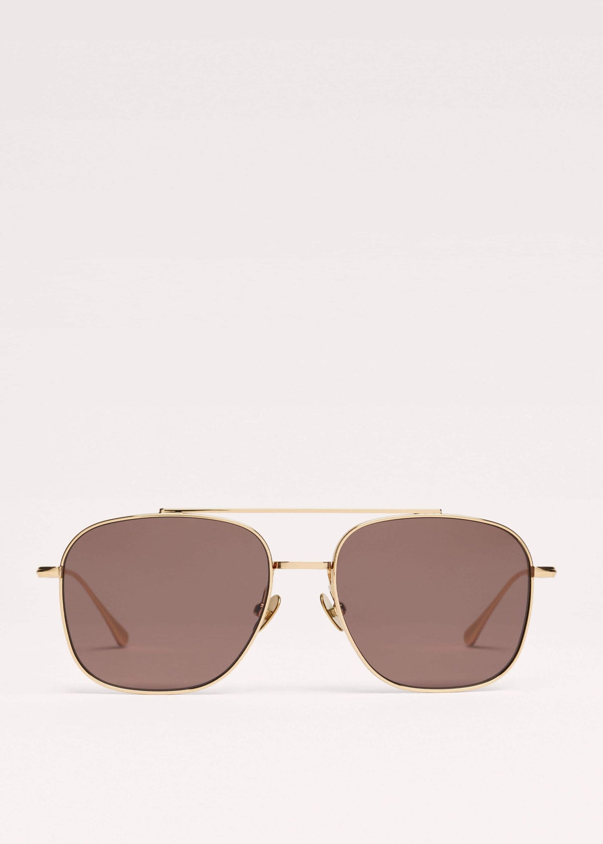 Chocolate Brown Aviator Sunglasses | ME+EM