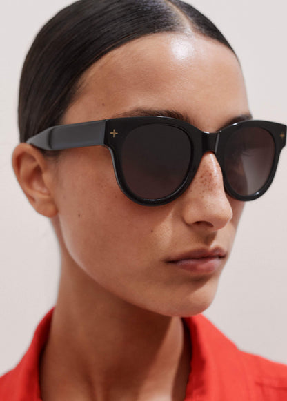 Black D Frame Sunglasses | ME+EM