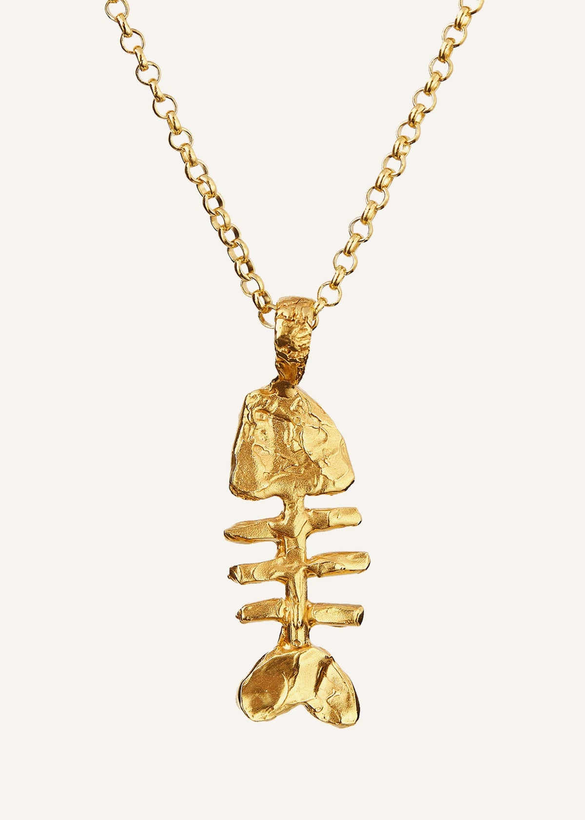 Gold Silhouette Of Summer Necklace | ME+EM