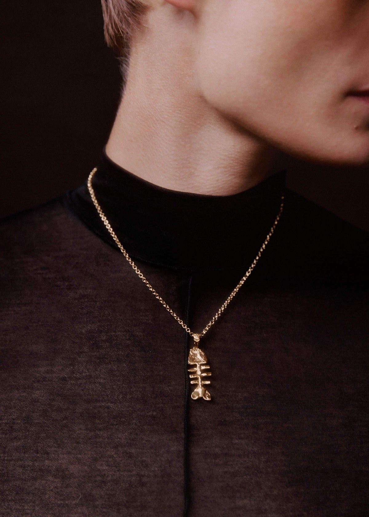 Gold Silhouette Of Summer Necklace | ME+EM