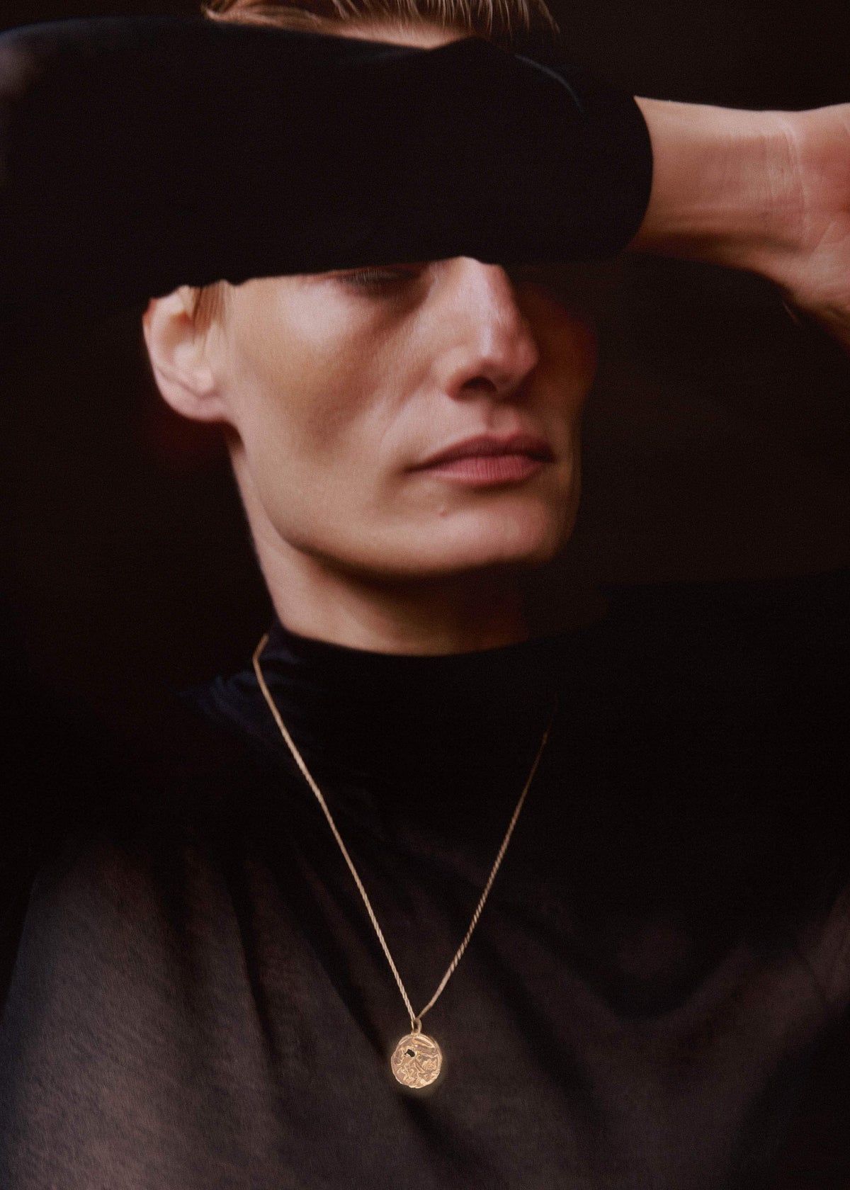 Gold Aquarius Necklace | ME+EM
